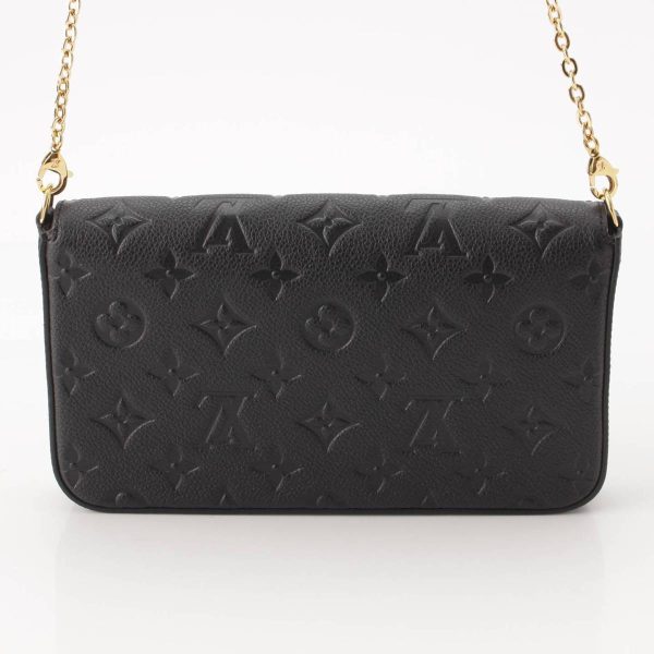 re lou sh w 00344 3 Louis Vuitton Empreinte Pochette Shoulder Bag M64064 Noir