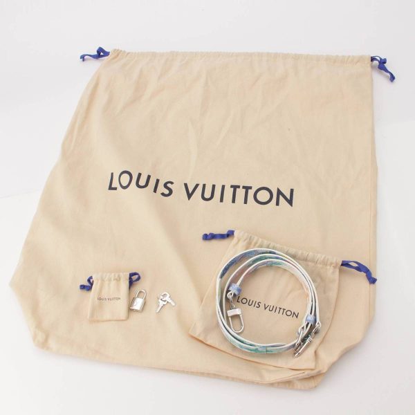 re lou sh w 00347 7 Louis Vuitton Water Color Keepall Bandouliere 50 M45758 Multicolor