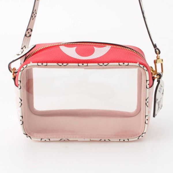 re lou sh w 00348 3 Louis Vuitton Giant Beach Pouch Shoulder Bag Pink