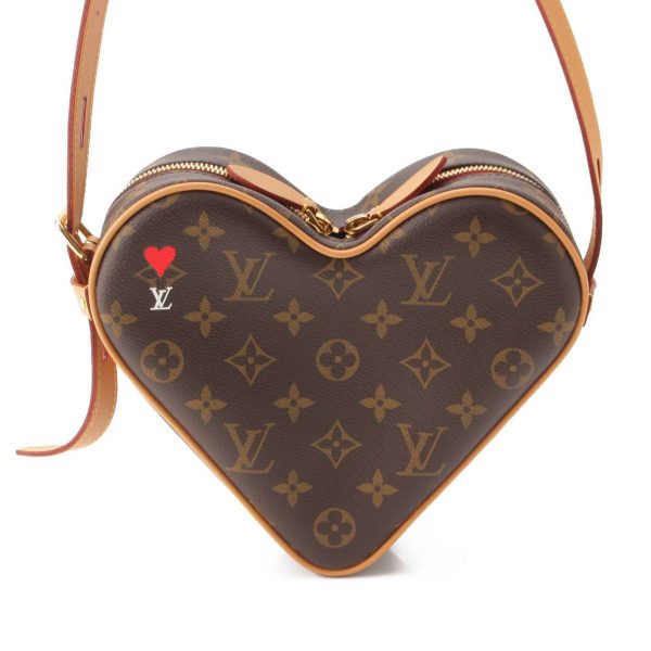 re lou sh w 00349 Louis Vuitton Game On Sac Cool Heart Bag M57456 Brown