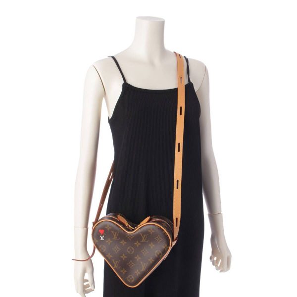 re lou sh w 00349 8 Louis Vuitton Game On Sac Cool Heart Bag M57456 Brown