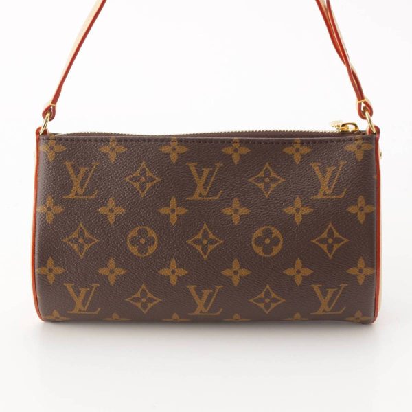 re lou sh w 00363 3 Louis Vuitton Monogram Pochette Tillet Accessory Pouch Brown