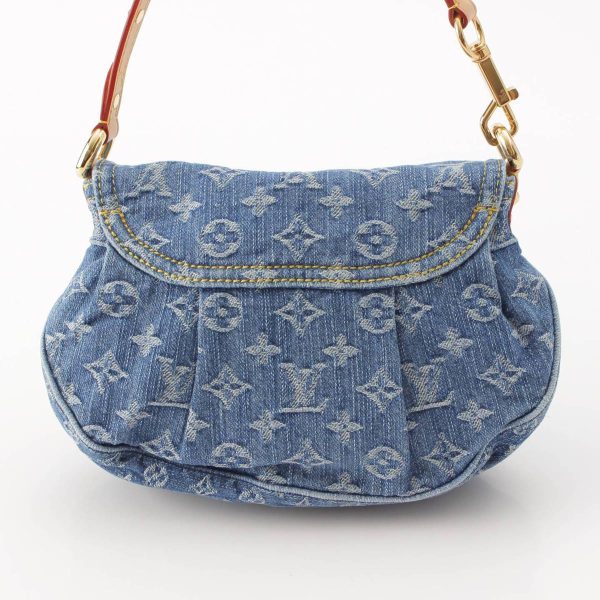 re lou sh w 00365 3 Louis Vuitton Denim Sunset Shoulder Bag M46829 Blue