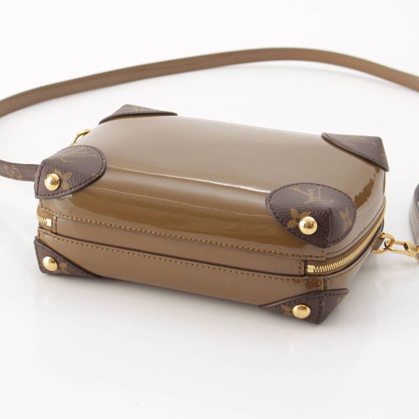 re lou sh w 00366 4 Louis Vuitton Venice Patent 2way Shoulder Bag Clutch Brown