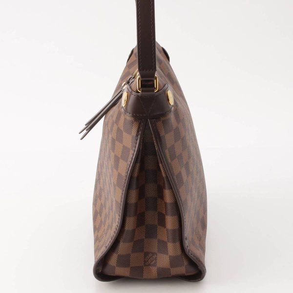 re lou sh w 00368 2 Louis Vuitton Damier Duomo Shoulder Bag N41425 Brown