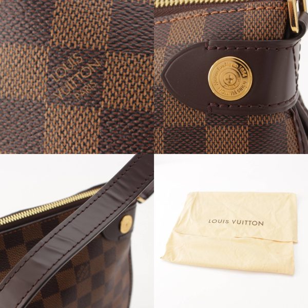 re lou sh w 00368 8 Louis Vuitton Damier Duomo Shoulder Bag N41425 Brown