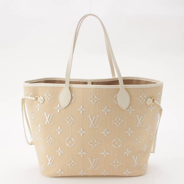 re lou to w 00127 3 Louis Vuitton Neverfull MM by the Pool Tote Bag White