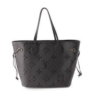 re lou to w 00128 Miu Miu Gathered Leather Shoulder Tote Bag Black