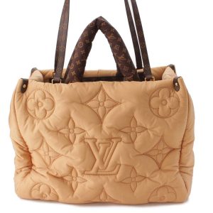 re lou to w 00131 Louis Vuitton Sac Plat Tote Bag Monogram Brown