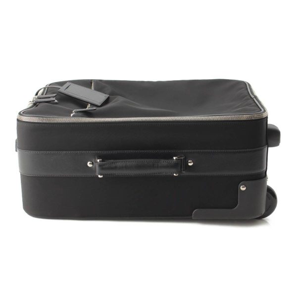 re pra ca w 00001 3 Prada Tesuto Saffiano Carry Bag Carry Case VV030M Black