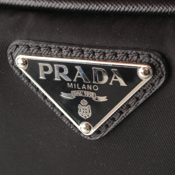 re pra ca w 00001 5 Prada Tesuto Saffiano Carry Bag Carry Case VV030M Black