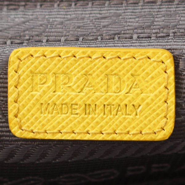 re pra po w 00027 6 Prada Triangle Logo Nylon Smartphone Case Pouch Sacoche Yellow