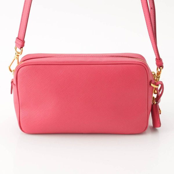 re pra sh w 00205 3 Prada Saffiano Leather Luxe Camera Shoulder Bag Pink