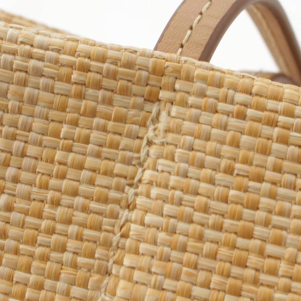 re pra to w 00196 8 Prada Raffia Shopper Bag Resort Limited Logo Print Beige