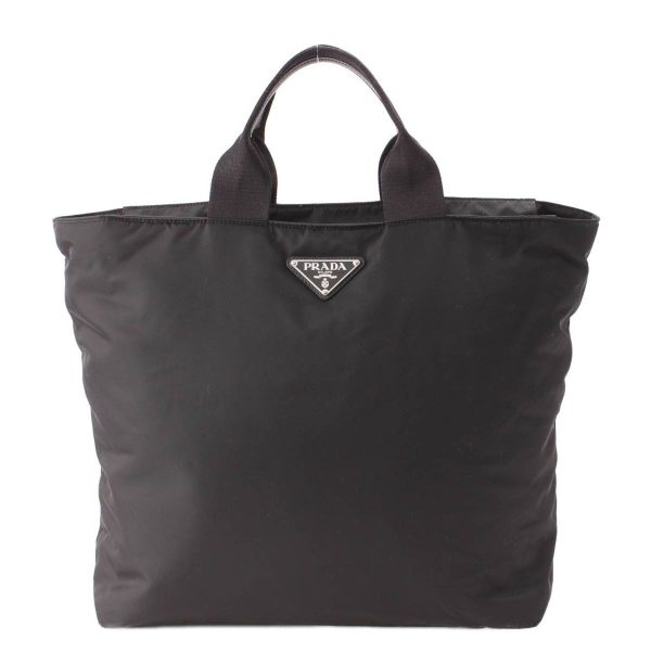 re pra to w 00211 Prada Re Nylon Saffiano Nylon 2way Tote Bag Black