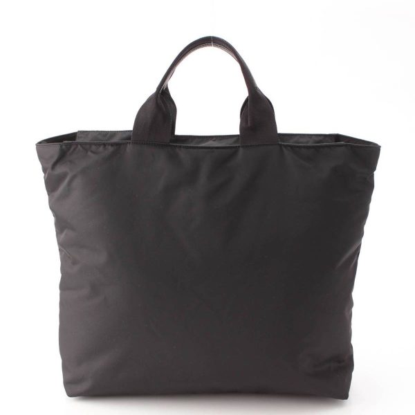 re pra to w 00211 3 Prada Re Nylon Saffiano Nylon 2way Tote Bag Black