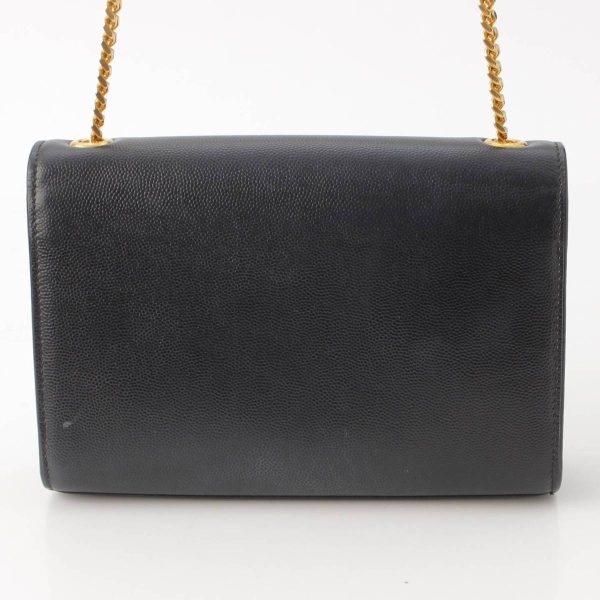 re sat sh w 00120 3 SAINT LAURENT Kate Small Leather Chain Shoulder Bag Black