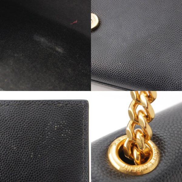 re sat sh w 00120 8 SAINT LAURENT Kate Small Leather Chain Shoulder Bag Black