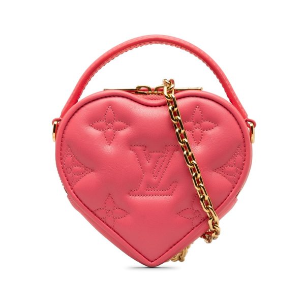 rmk39gi3ilo74ycd 1 Louis Vuitton Bubble Glam Pop My Heart Chain Bag 2WAY Dragon Pink