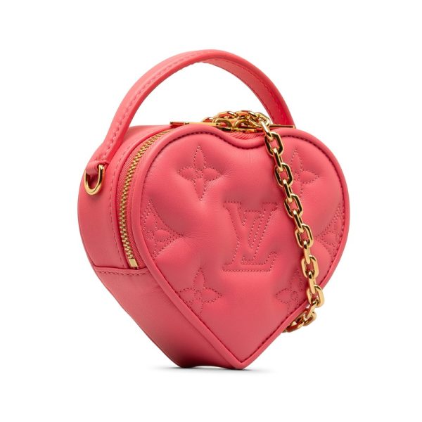 rmk39gi3ilo74ycd 2 Louis Vuitton Bubble Glam Pop My Heart Chain Bag 2WAY Dragon Pink