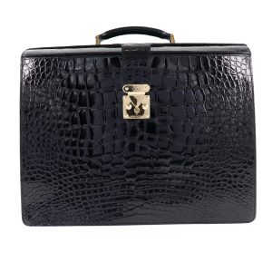 s111023794 1 Gucci Soho Pouch Leather Black