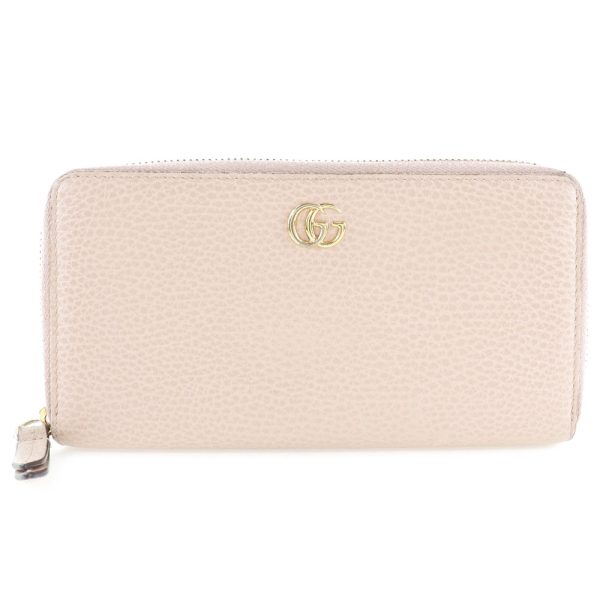 s122523109 1 GUCCI Petit Marmont long wallet GG Leather Light pink