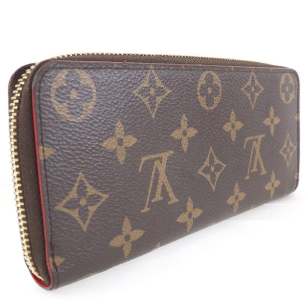 s152223681 3 LOUIS VUITTON Portefeiulle Clemence Wallet Flower Charm Brown