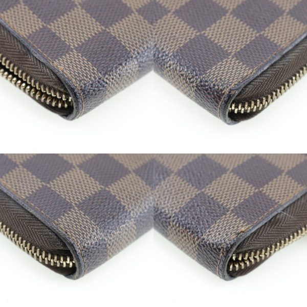 s221623119 4 LOUIS VUITTON Zippy Organizer Long Wallet Damier Canvas Brown