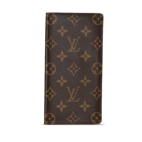 s5aqdwmbbxzmeotm 2 Louis Vuitton Monogram Porte Cult Bifold Wallet M60825 Brown