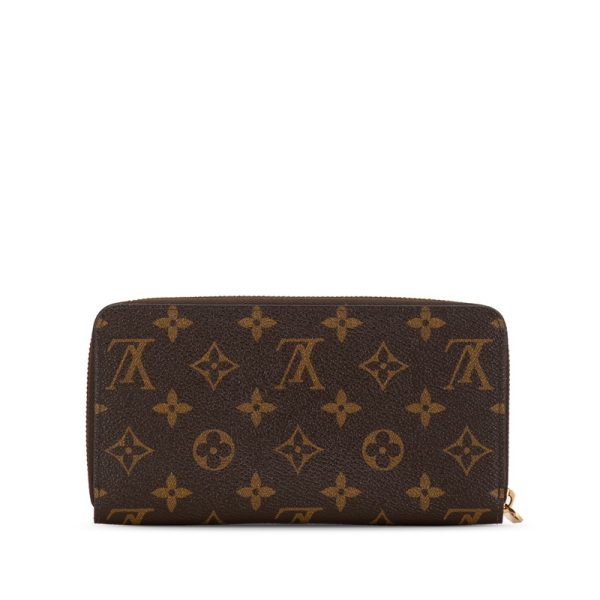 s6m9bij2xvqzo5s3 3 Louis Vuitton Monogram Zippy Long Wallet M41895 Brown