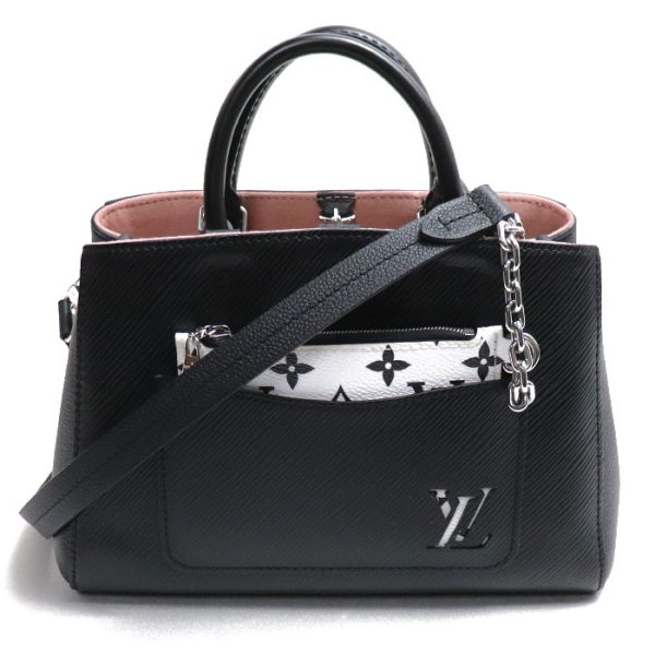 sb24 0112 52 113 LOUIS VUITTON Marel Tote BB 2Way Shoulder Bag Epi Noir