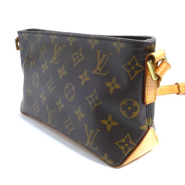 sb24 0426 13 2 LOUIS VUITTON Monogram Trotter Shoulder Bag M51240 Brown