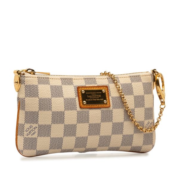 scilc6mxc8qn8y0r 2 Louis Vuitton Damier Azur Pochette Mila MM Accessory White