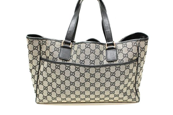 sd50002 1 Gucci GG Canvas Tote Bag Beige