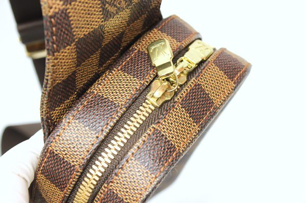 sdc240001 3 Louis Vuitton Damier Jeronimos Waist Bag Brown