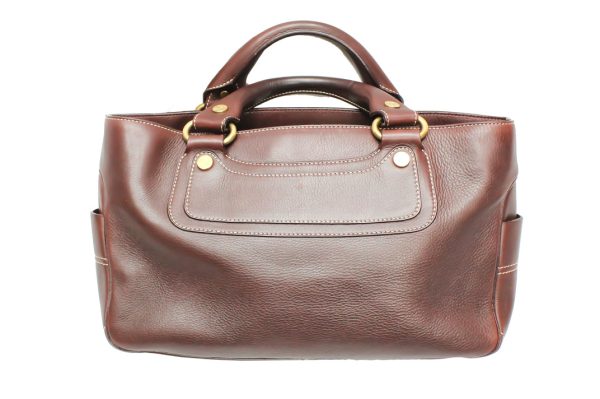 sdc240003 1 Celine Boogie Bag Leather Bordeaux