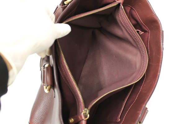 sdc240003 7 Celine Boogie Bag Leather Bordeaux