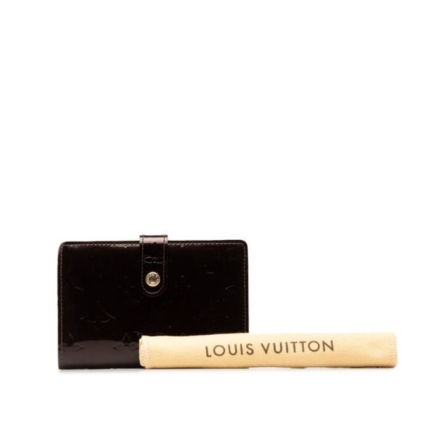 sdow2yuouxesus4z 10 Louis Vuitton Vernis Portefeuille Viennois Wallet M93521 Amarant Purple