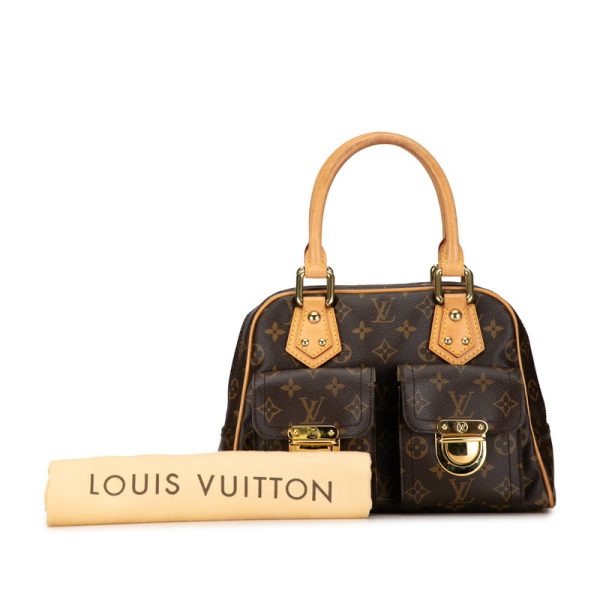 sgwfr976y1ya7zzd 14 Louis Vuitton Monogram Manhattan PM M40026 Brown