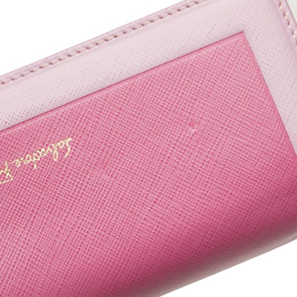 shes9gpzltuasu19 14 Salvatore Ferragamo Long Wallet Pink Leather