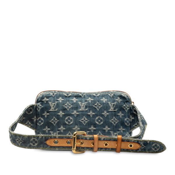 sjg2wo15u9r4vqqi 3 Louis Vuitton Indigo Body Waist Bag Blue Denim