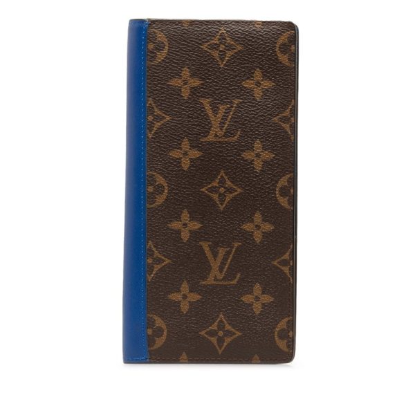 smsl0oy3kxx8uni4 1 Louis Vuitton Monogram Macassar Portefeuille Brazza Long Wallet Brown