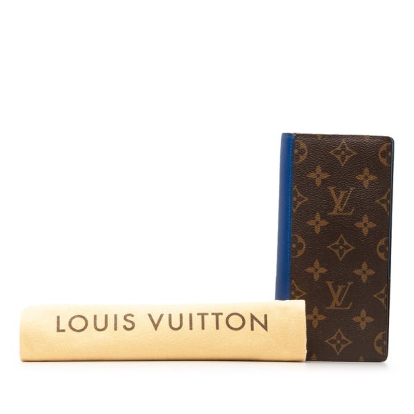 smsl0oy3kxx8uni4 16 Louis Vuitton Monogram Macassar Portefeuille Brazza Long Wallet Brown