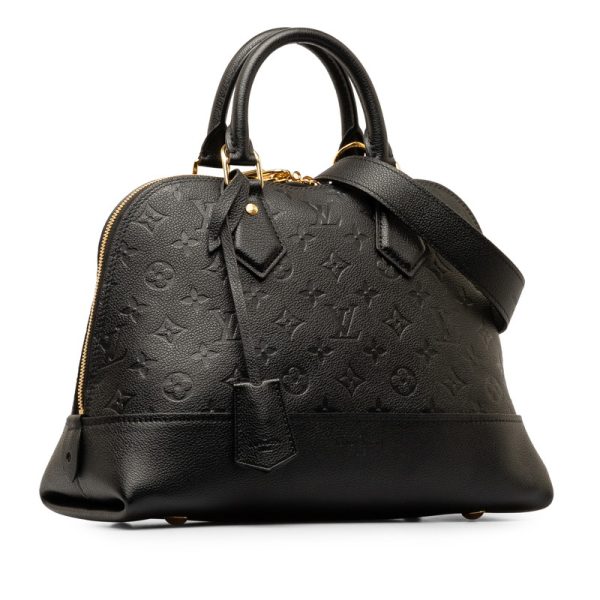 t0avpcgoerb4flvg 2 Louis Vuitton Monogram Empreinte Neo Alma PM Handbag Shoulder Bag 2WAY M44832 Noir Black Calf Leather