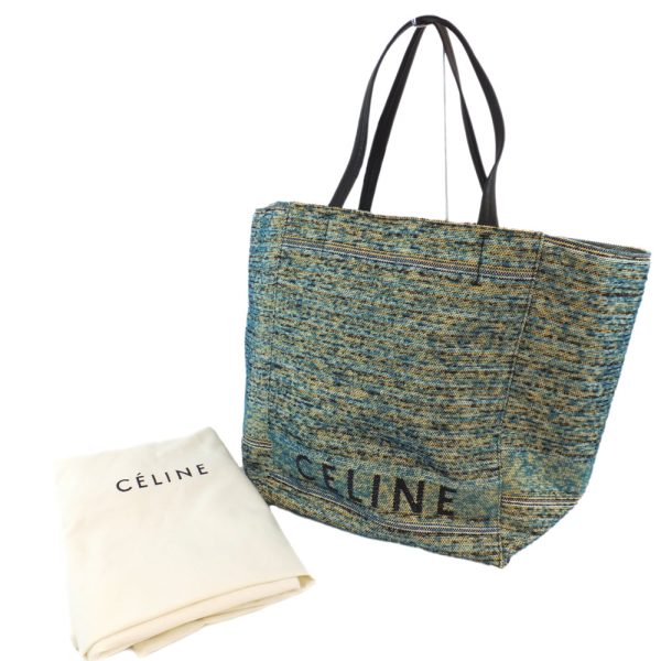 t2405 06 003334kh 09 Celine Hippo Phantom Tweed Tote Bag