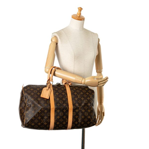 tc1cbv6bl8fpdpjx 11 Louis Vuitton Monogram Keepall 45 Bag M41428 Brown