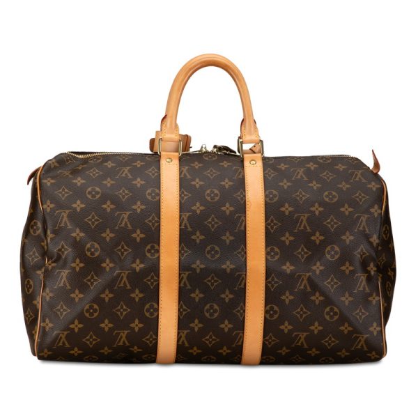 tc1cbv6bl8fpdpjx 3 Louis Vuitton Monogram Keepall 45 Bag M41428 Brown