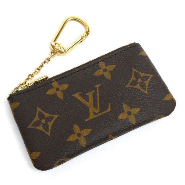 td24 0605 18 1 LOUIS VUITTON pochette key case monogram M62650 brown