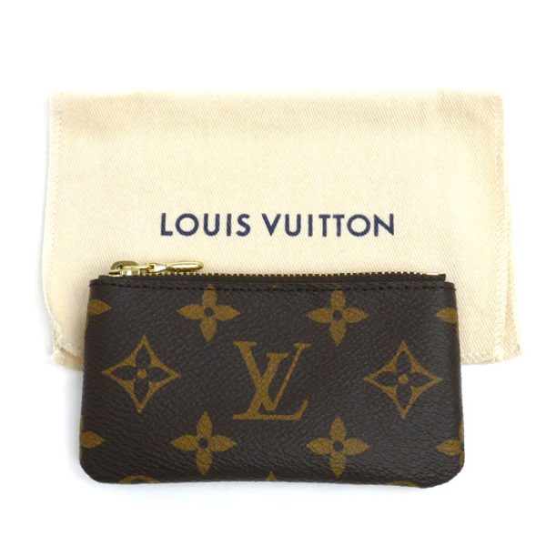 td24 0605 18 6 LOUIS VUITTON pochette key case monogram M62650 brown