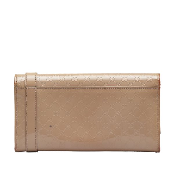 tn5z4c83dqi07c8g 3 Gucci Guccisima Long Wallet Beige Patent Leather